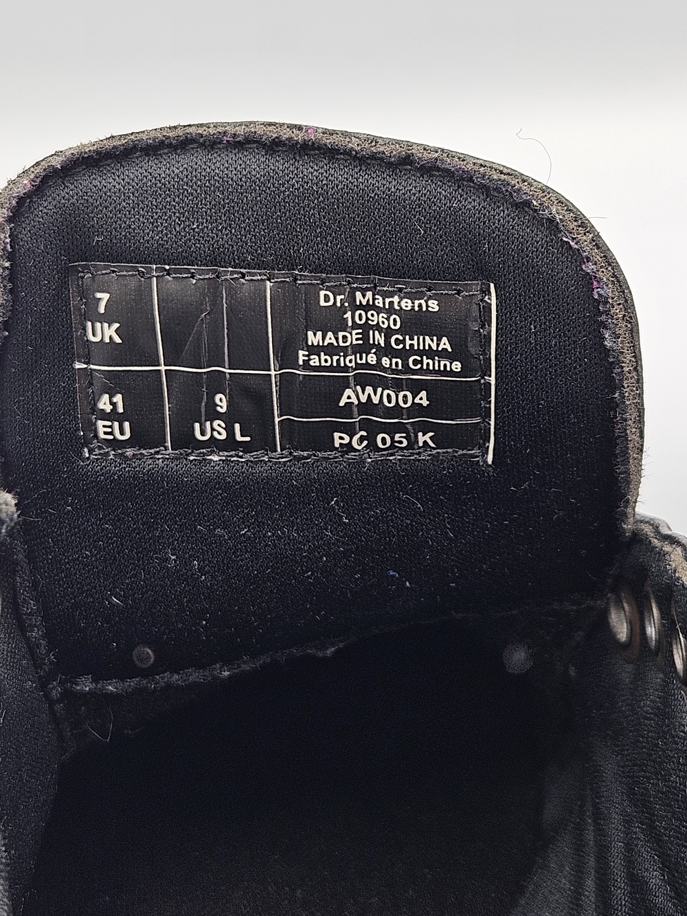 Dr. Martens 10960 Black Leather Oxford Shoes Women’s Size 9 - Picture 13 of 14